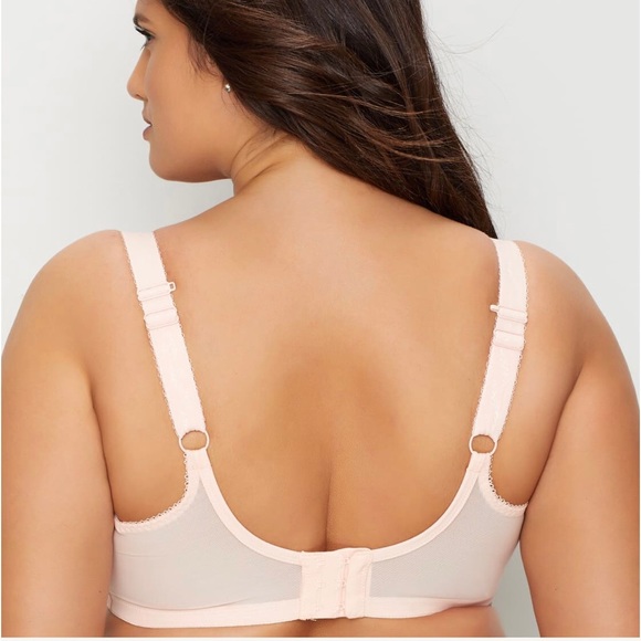 Elomi EL4382 Charley Stretch Lace Underwire Plunge Bra baby pink - Picture 4 of 16